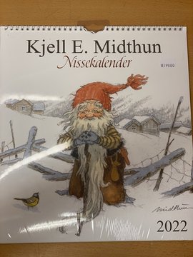 Omslag - Nissekalender 2022  Kjell Midthun